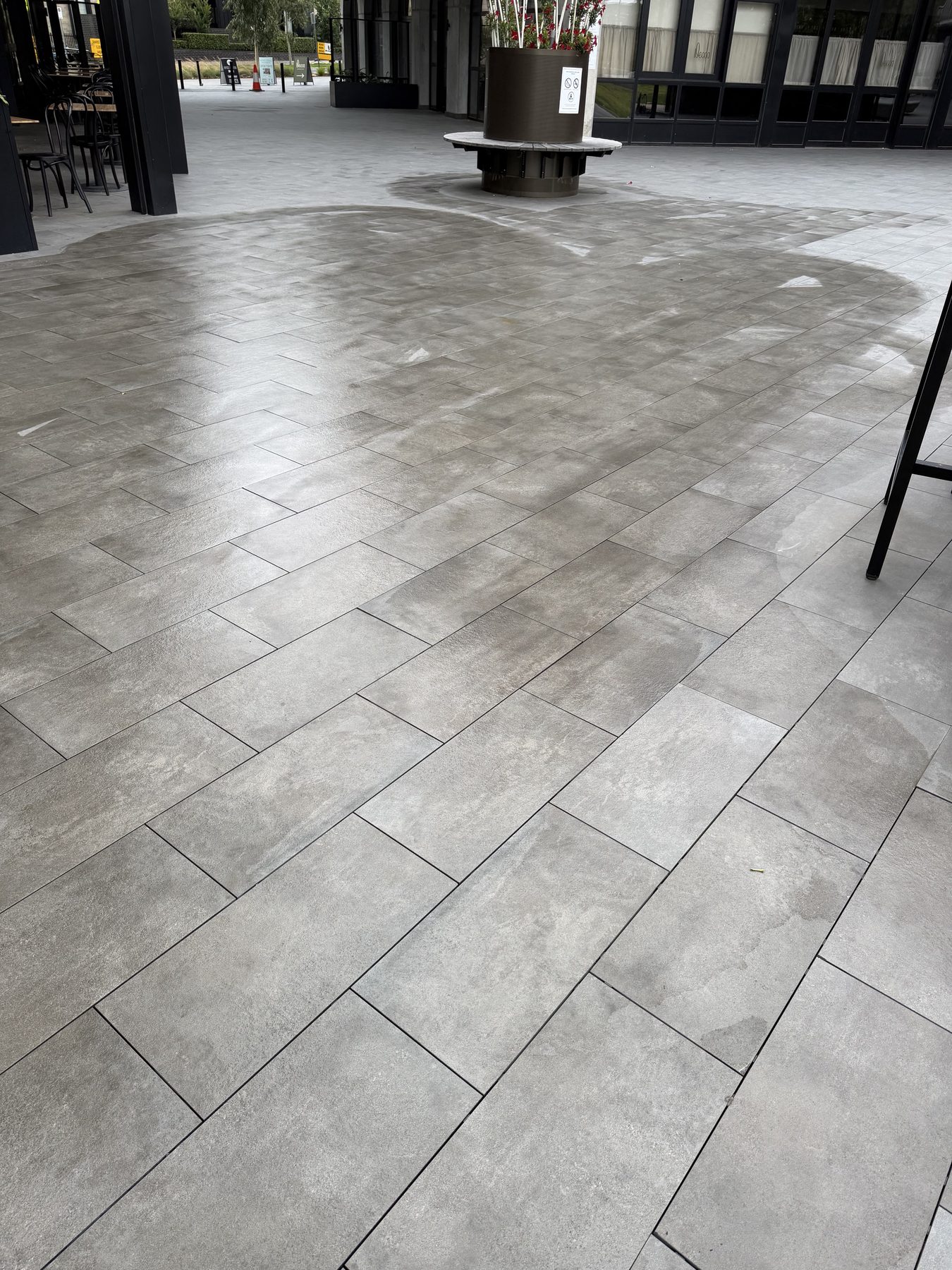 Stone floor finish detail